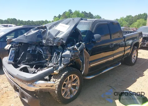 2006 Chevrolet Silverado 1500 Lt1 из США, поврежденный, VIN 1GCEK19B36Z143765